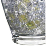 Party Wine Cooler Bucket - 10L Clear Acrylic with Wavy Edge, Ideal for Chilled Bottles - Home Deco London