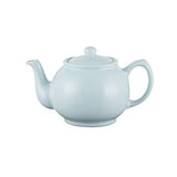 Pastel Blue Teapot 6 Cup Stoneware - Durable, Heat Retaining, Dishwasher & Microwave Safe - Home Deco London