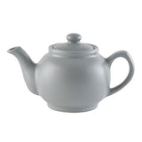Price & Kensington Matt Grey Teapot - 6 Cup Capacity, Non-Drip Spout, & Durable Stoneware - Home Deco London