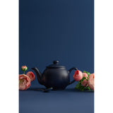 Price & Kensington Matt Navy Blue 2 Cup Teapot - Home Deco London