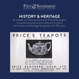 Price & Kensington Rockingham 10 Cup Teapot - Durable Stoneware, Non-Drip Spout, Ideal for Entertaining - Home Deco London