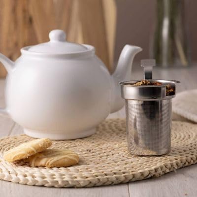Price & Kensington White Teapot and Filter Set 6 Cup - Home Deco London