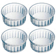 Pyrex 10cm Glass Ramekin Set - Pack of 4 - Home Deco London