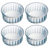 Pyrex 10cm Glass Ramekin Set - Pack of 4 - Home Deco London