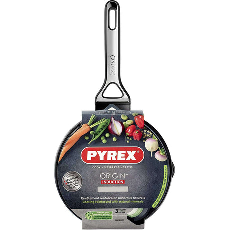 Pyrex 16cm Non-Stick Saucepan with Y-Shaped Handle - Home Deco London