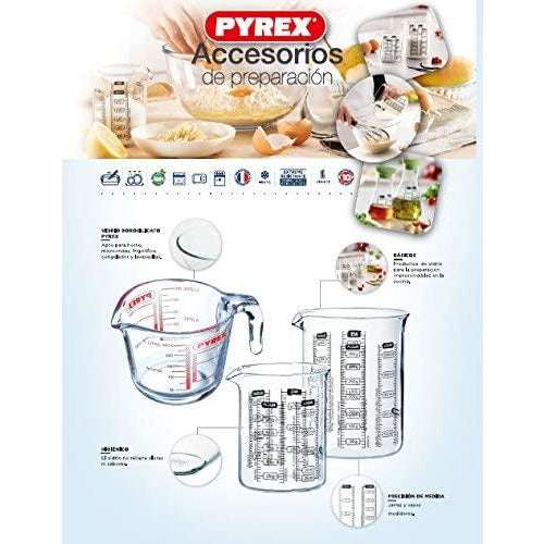 Pyrex 1L Glass Measuring Jug - Home Deco London