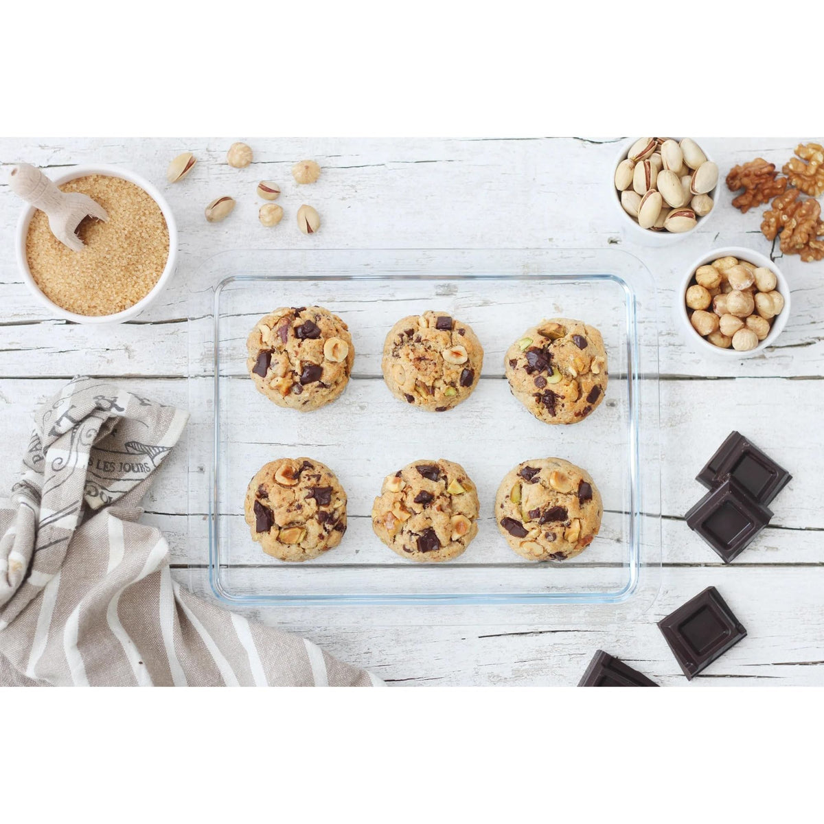 Pyrex 25 x 20cm Glass Baking Tray - Home Deco London