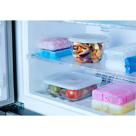 Pyrex Cook & Freeze Glass Containers Set of 4 with Airtight Lids - Home Deco London