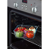 Pyrex Cook & Freeze Glass Containers Set of 4 with Airtight Lids - Home Deco London