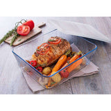 Pyrex Cook & Freeze Glass Containers Set of 4 with Airtight Lids - Home Deco London