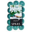 Spaas 30 Scented Tealights - Minty Hammam Fragrance, 4.5 Hour Burn Time - Home Deco London