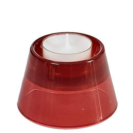 Spaas Set of 6 Mauve Conical Tealight Holders - Elegant Candle Decor for Home Ambience - Home Deco London