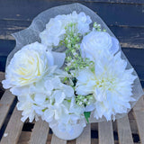 Stunning Artificial Flower Arrangements - Rose & Dahlia Bouquet by Home Deco London - Home Deco London